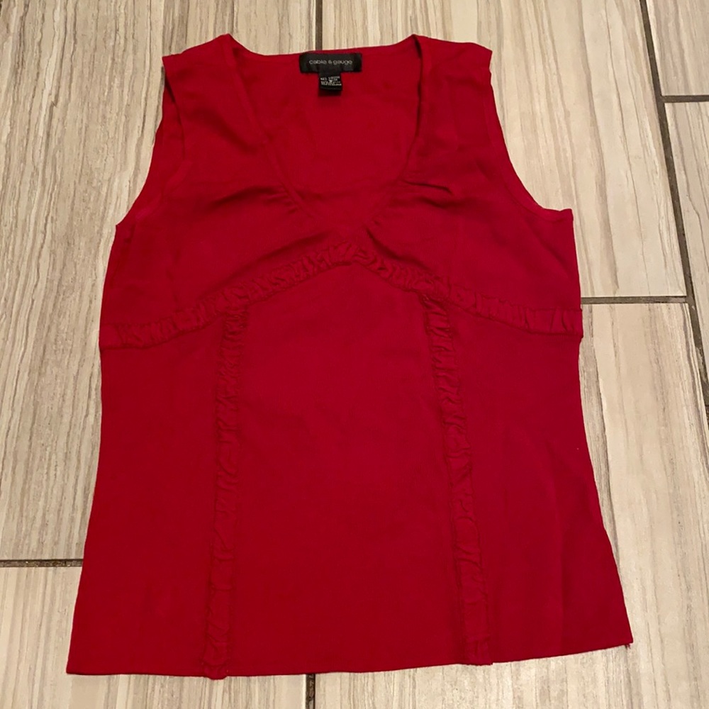 Cable & Gauge Red Top